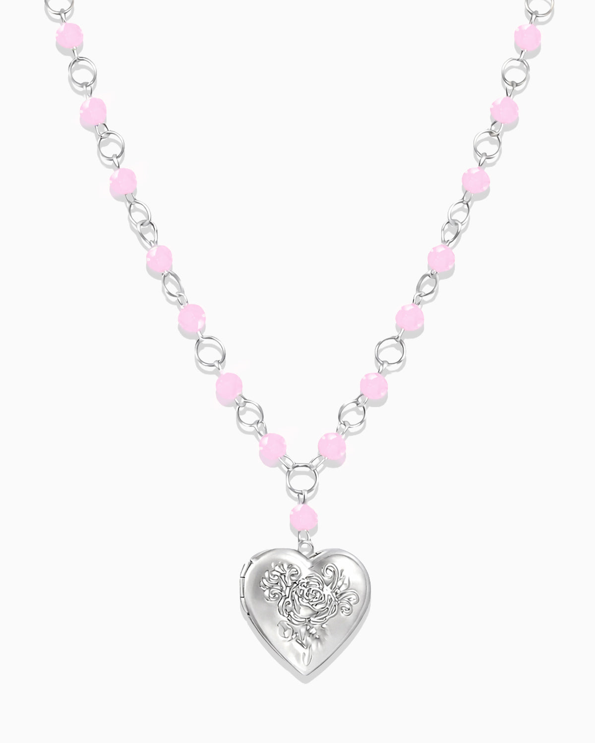 Sliver Sweetheart Locket Necklace